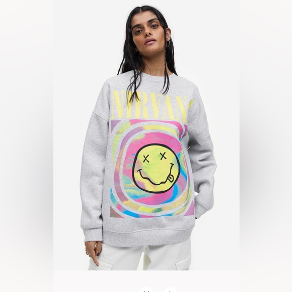 Nirvana oversized sweater - Picture 1 of 2